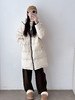 2023冬季新款小众白鹅绒长款立领简约百搭显瘦羽绒外套 商品缩略图6