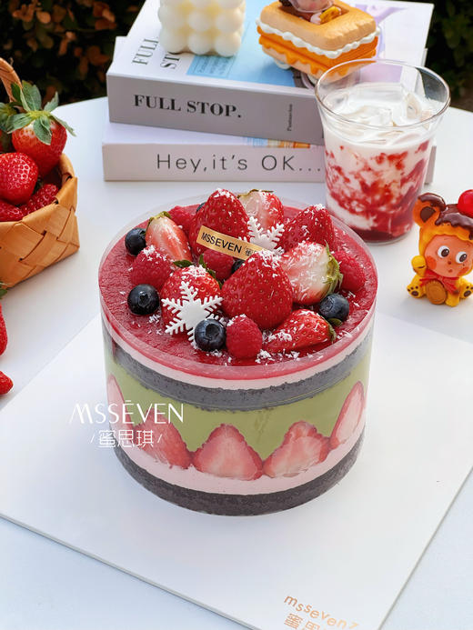 开心果草莓甜心大蛋糕 商品图1