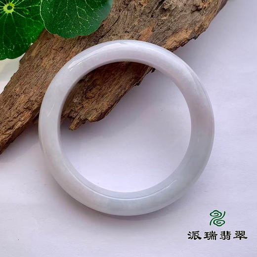 派瑞翡翠 翡翠手镯 糯种 淡紫色 商品图3