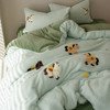 【换季出清】自然醒保暖舒适A版240g蚂蚁绒B版230g牛奶绒毛巾绣四件套HS 商品缩略图12