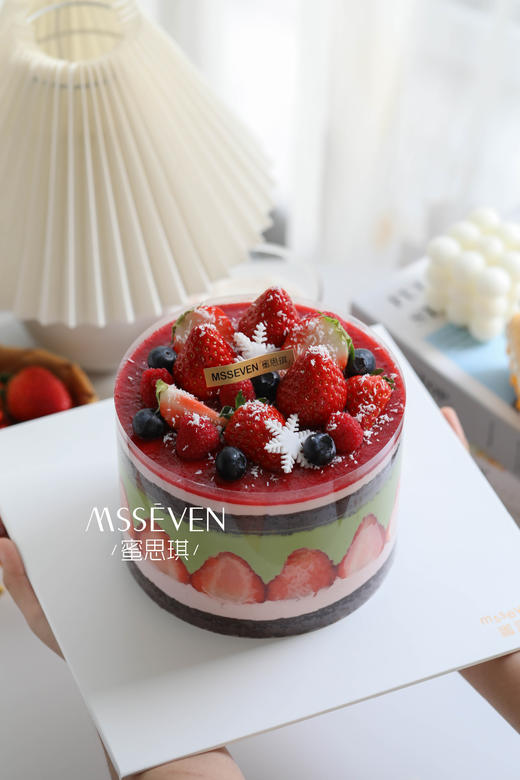 开心果草莓甜心大蛋糕 商品图2