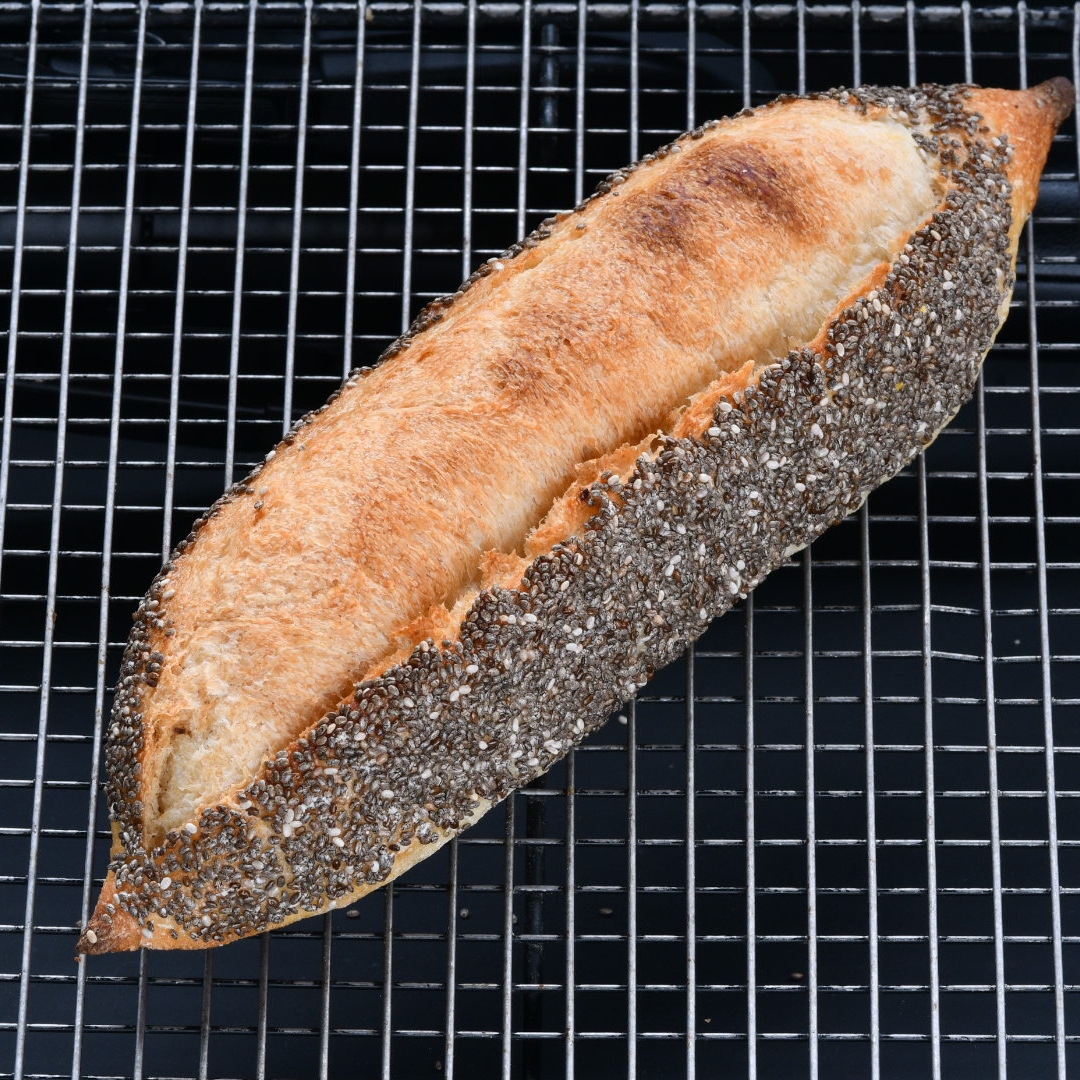 奇亚籽短法棍【T65法国粉鲁邦种天然酵母，健身减脂推荐】