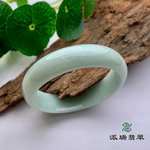 派瑞翡翠 翡翠手镯 糯种 绿色 商品图0