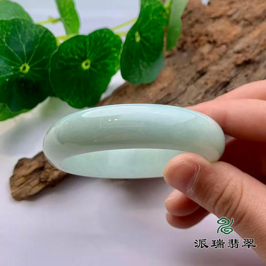 派瑞翡翠 翡翠手镯 糯种 绿色 商品图1