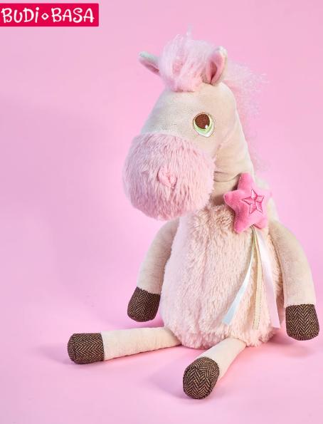 BUDIBASA巴迪宝思马年限定玩偶粉星白马-波拉Pola 商品图3