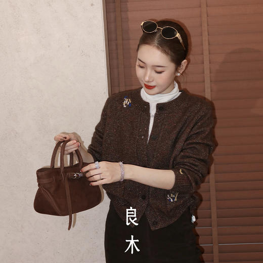 【部分现货】良木礼绵羊毛开衫（Q25102526F） 商品图0