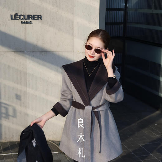 【特价不退换】【预售7天】良木礼山羊绒外套（D25102800） 商品图3