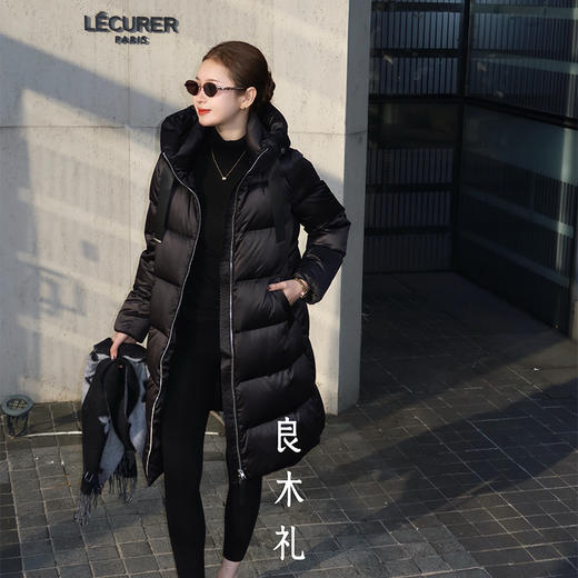 【预售7天】良木礼连帽中长鹅绒服（2310） 商品图8