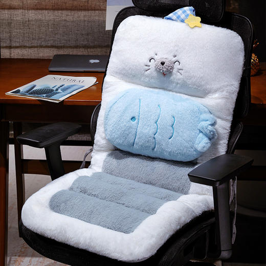 自然醒萌萌海豹护腰连体坐垫QYL 商品图10