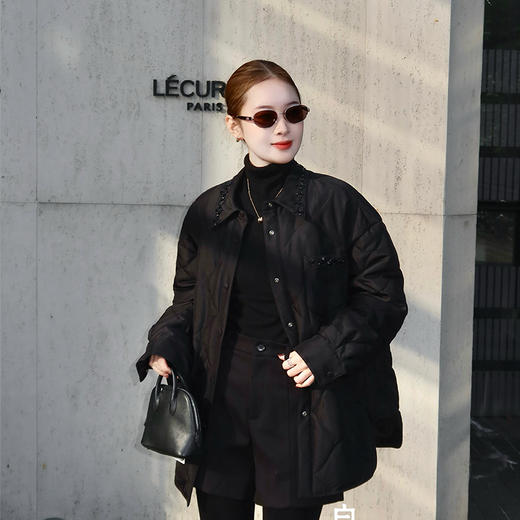 【特价不退不换】【部分现货】良木礼翻领鹅绒服（D8255F） 商品图4