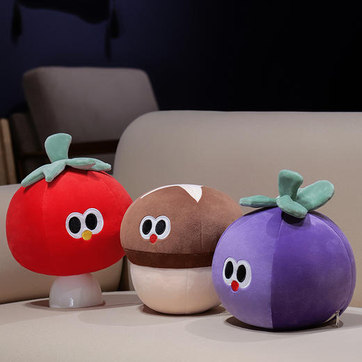 自然醒大眼仔果蔬系列泡沫粒子变形U枕QYL 商品图7