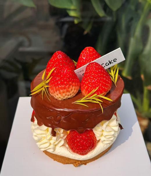 草莓巧克力蛋糕（下单现做，根据排单2-3小时） 商品图0