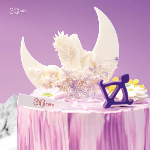 射手座·肯陶洛斯之梦∙草莓酸奶红丝绒裱花蛋糕，可选1/1.5/2.5/3.5/6磅 商品图2