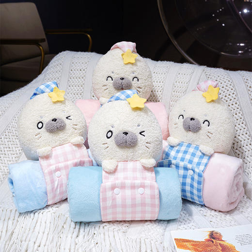 自然醒萌萌海豹立体卷毯QYL 商品图14