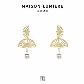 扇舞mini法琅耳环