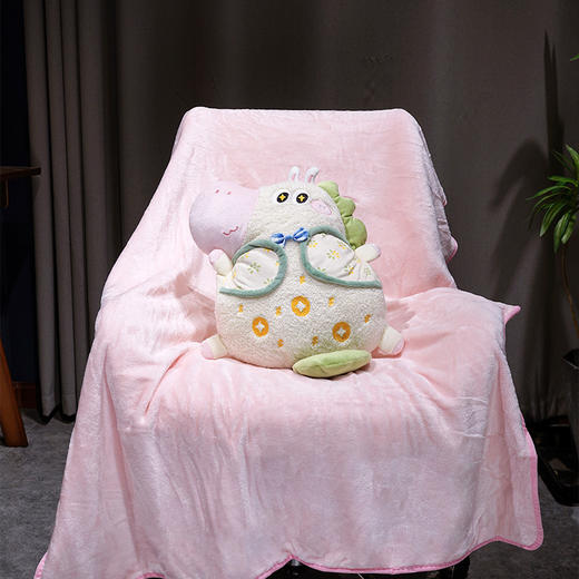 自然醒马上有钱领结小马三用抱枕毯QYL 商品图12