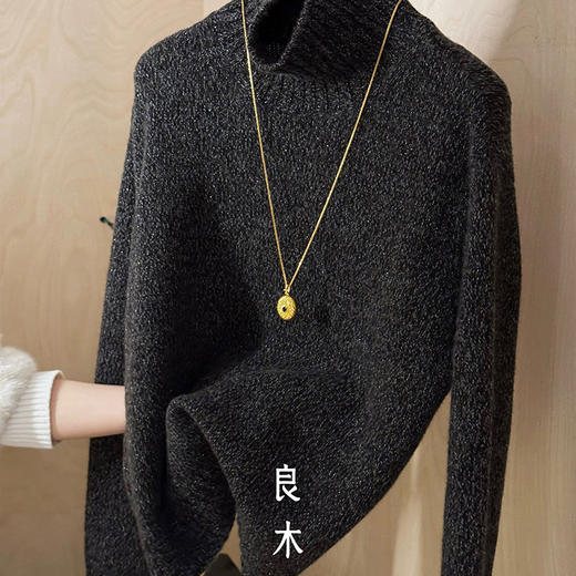 【预售7天】良木礼山羊绒高领上衣(D251102223F) 商品图2