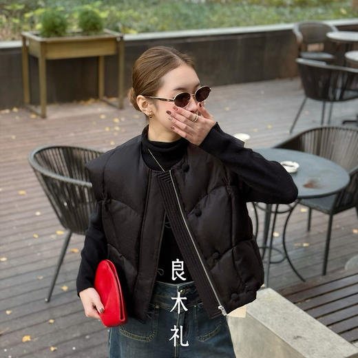 【特价不退不换】【部分现货】良木礼鹅绒马甲（D8261F） 商品图1