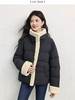 8521肌理感【羽绒服】绒子含量90% 韩系拼接皮毛短款蓬松保暖羽绒服-喜出 商品缩略图3