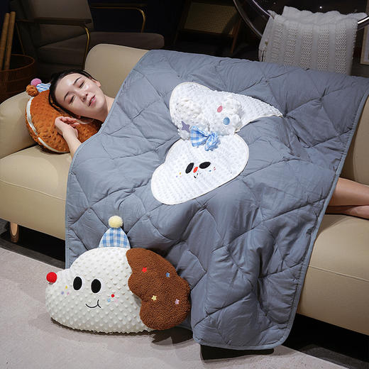 自然醒泡泡绒大头系列抱枕被QYL 商品图10