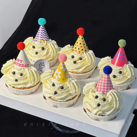 【2个装纸杯】奶油小狗-纸杯颜色随机 商品图0