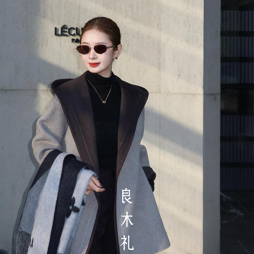 【特价不退换】【预售7天】良木礼山羊绒外套（D25102800） 商品图1