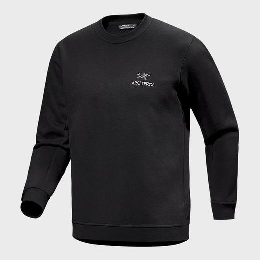 男女均可 SZN EMBLEM FLEECE CREW 男子抓绒衫卫衣 面料:32支起绒棉 商品图3