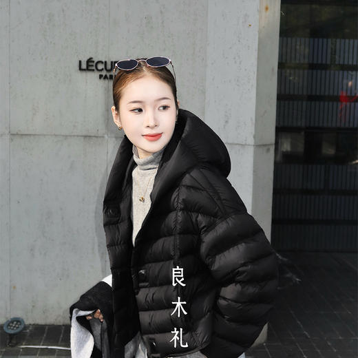 【特价不退换】【预售7天】良木礼短款连帽鹅绒服（D258352） 商品图6