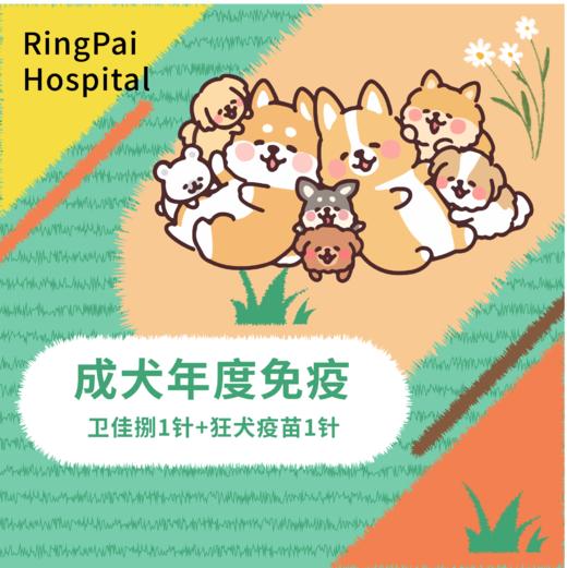 成犬年度免疫套餐 （卫佳捌1针+狂犬1针） 商品图0