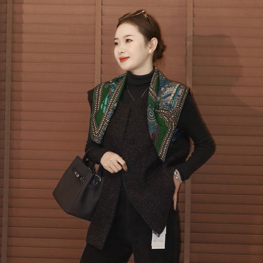 【特价不退换】良木礼绵羊毛桑蚕丝马甲（Q2582130） 商品图4