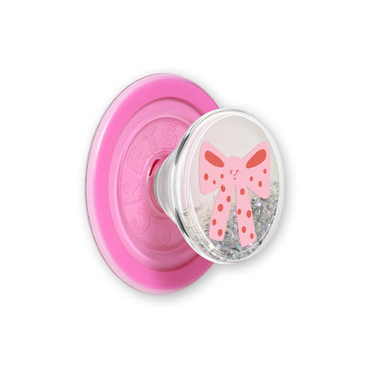 限时折上折【奇妙假期】TYAKASHA塔卡沙联名系列 MAGSAFE磁吸 Round圆啪嗒系列 闪亮蝴蝶结 流沙 商品图0