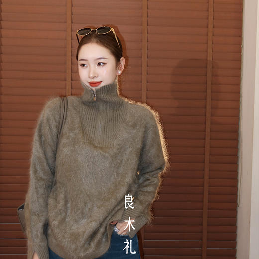 【部分现货】良木礼山羊绒拉链上衣（Q2592666） 商品图4