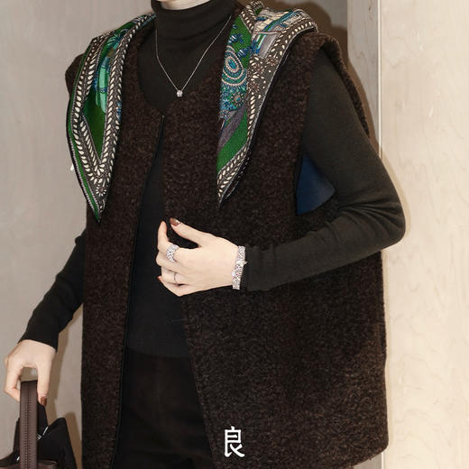 【特价不退换】良木礼绵羊毛桑蚕丝马甲（Q2582130） 商品图10