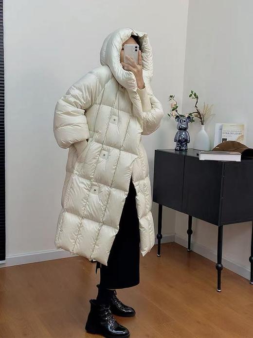 微脏，清货，不支持退货，退货拉黑，泡芙大被子【羽绒服】超软，超蓬松大被子长款羽绒服-喜出 商品图0