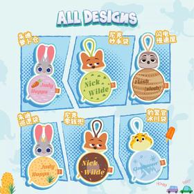 百星瑞 疯狂动物城 疯狂零钱包 6只/盒 盲盒