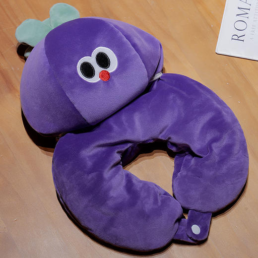 自然醒大眼仔果蔬系列泡沫粒子变形U枕QYL 商品图10