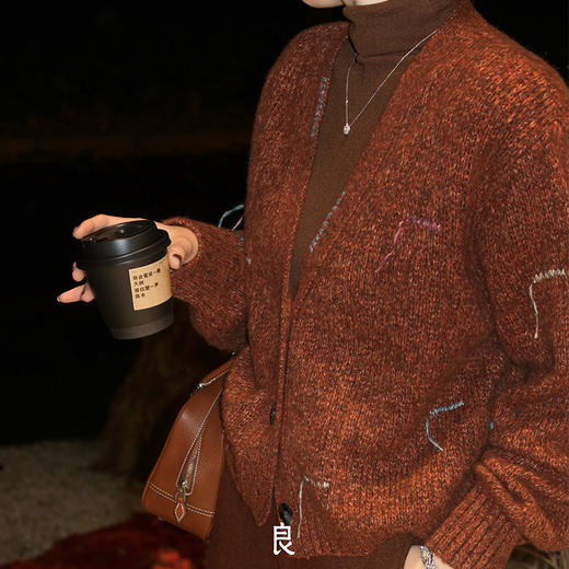 【不退不换】良木礼丝羊绒开衫（2819F） 商品图7