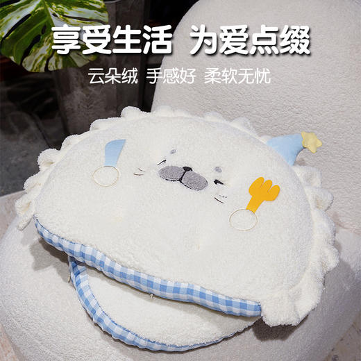 自然醒萌萌小海豹扁扁坐垫QYL 商品图6