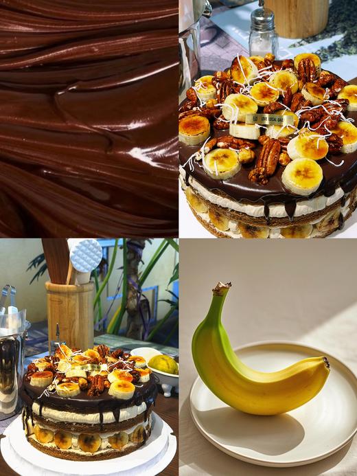 重磅浓郁巧克力焦糖香蕉·奶油蛋糕 商品图0