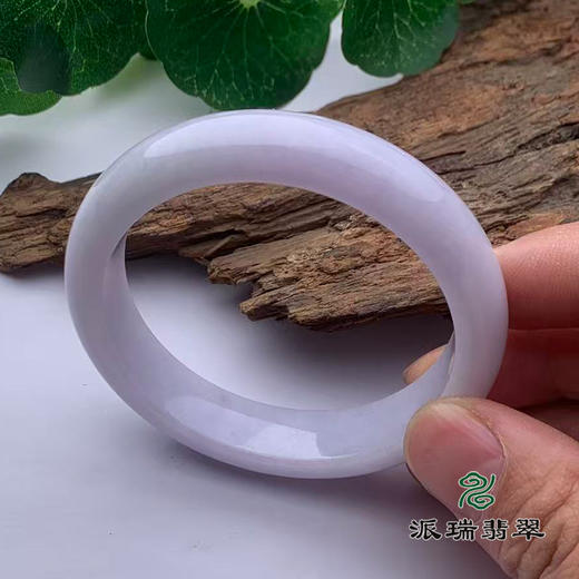 派瑞翡翠 翡翠手镯 糯种 浅紫色 商品图1