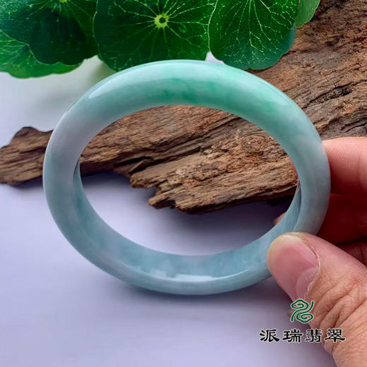 派瑞翡翠 翡翠手镯 糯种 绿色 商品图1