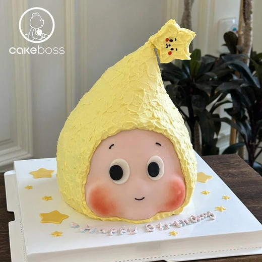 【私人订制】星星人主题系列水果奶油生日蛋糕 商品图1