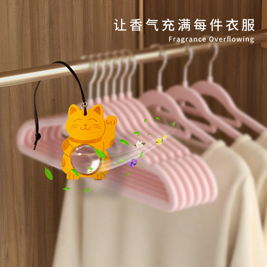 璐璐馨招财喵车载香薰2025新款出风口香氛高档送礼挂件招财喵香氛挂饰 商品图3