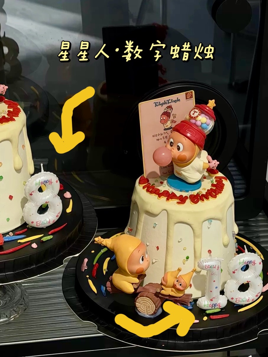 「星星人·数字蜡烛0-9」