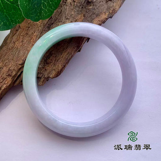 派瑞翡翠 翡翠手镯 糯种 绿色 商品图2