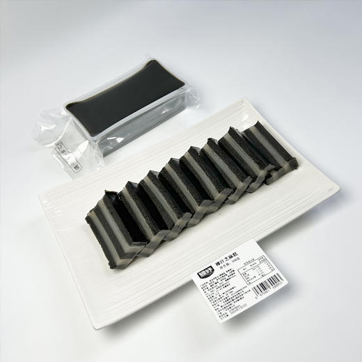 鲤妤 黑芝麻椰汁糕（可即食）550g | 传统粤式手作糕点 商品图1