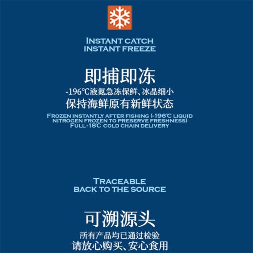 【现货-洁净免洗杀去内脏】四种海产组合8包装2700g 商品图4