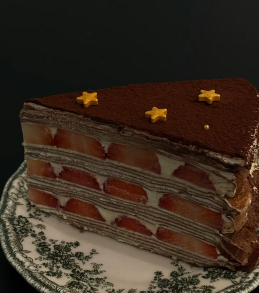 星星巧克力千层大王，超过2斤草莓哦 商品图5