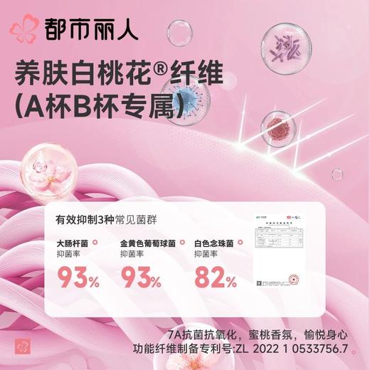 【代言人同款】都市丽人女士蕾丝塑身文胸5/8杯调整型无钢圈LJC1A1 商品图6