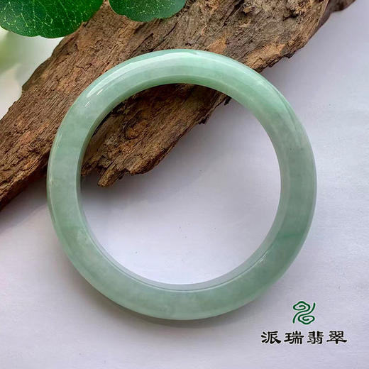 派瑞翡翠 翡翠手镯 糯种 绿色 商品图1